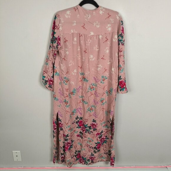 Angie Boho Hippie Gypsy Floral Japanese Coastal Fairy Festival Womens Kimono S - Picture 3 of 8